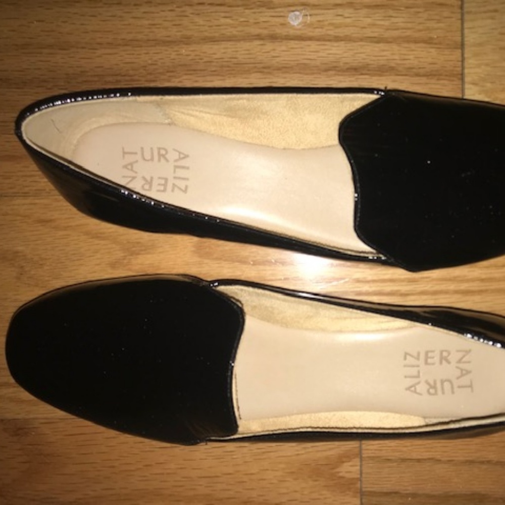 black loafers